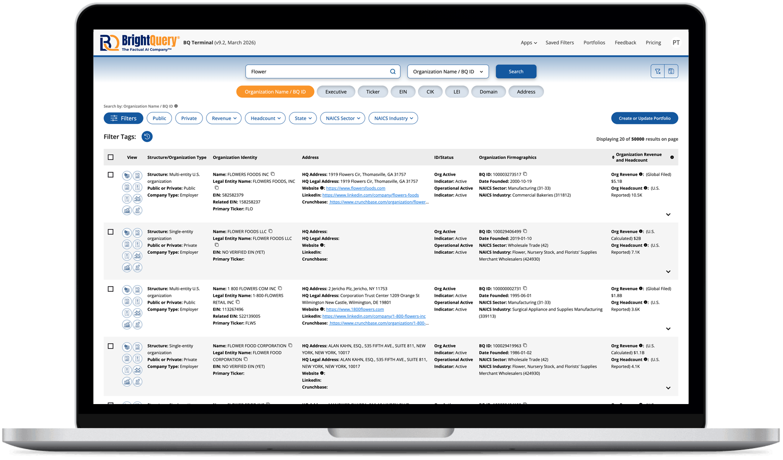 BQ Terminal preview